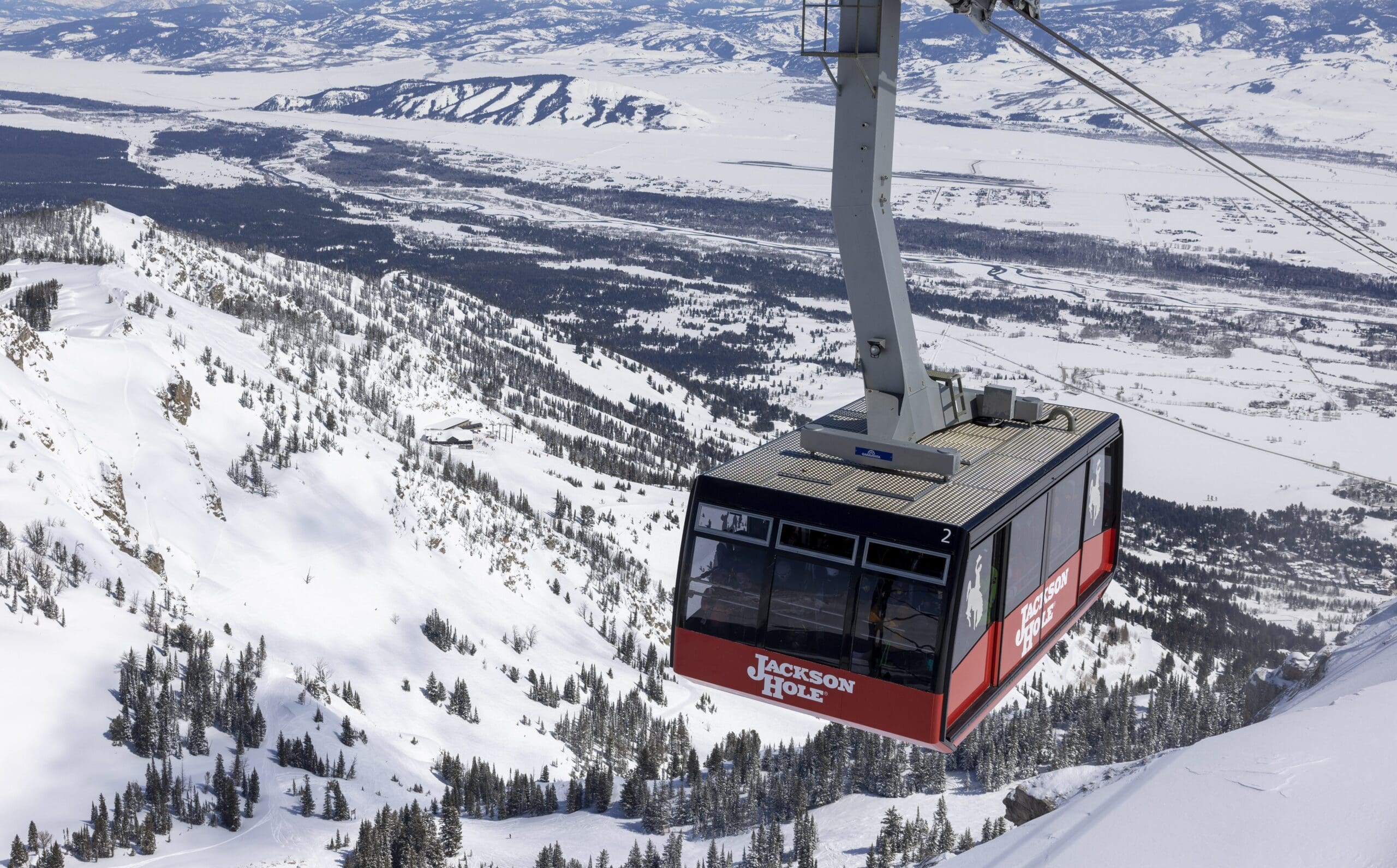 snow king gondola in march