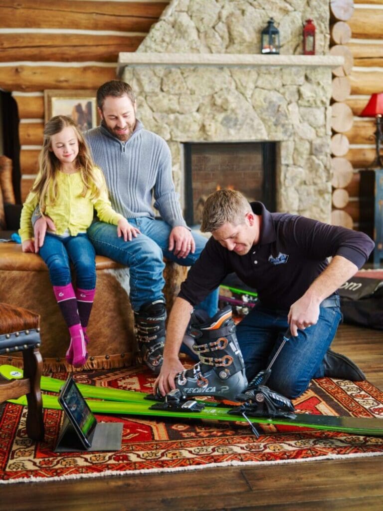 family ski fitting
