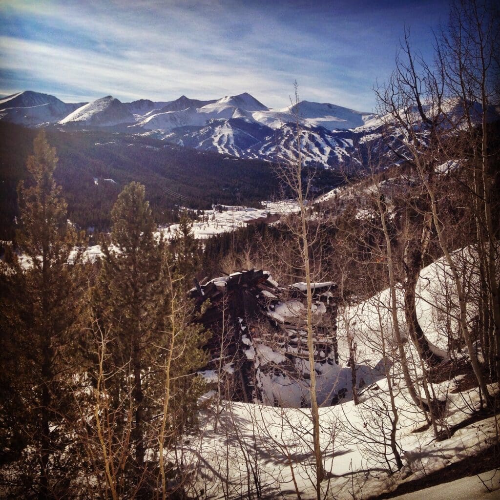 Snow Mountains Historic cabin ski runs breckenridge