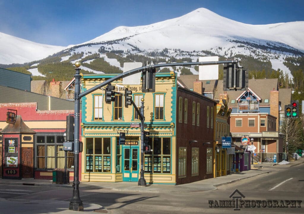 Downtown Breckenridge Colorado Mountain Town Ski Historic Buildings