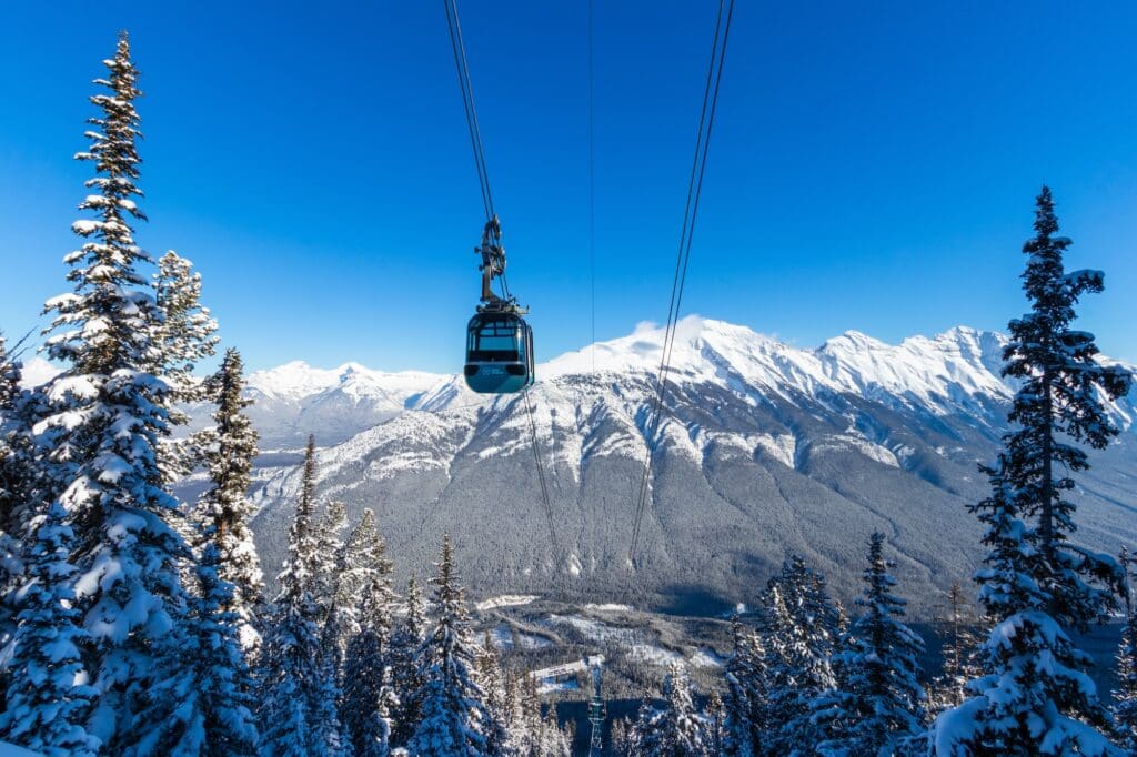 The Banff Sightseeing Gondola, located just 5 minutes from the Town of Banff.